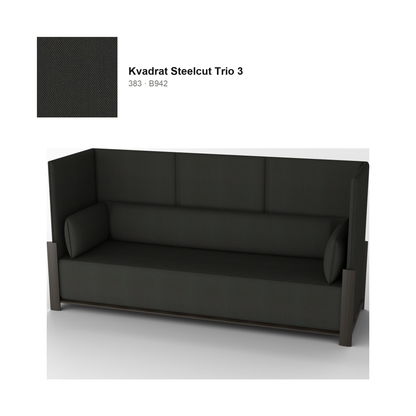 Fence3S|Chene noir|Kvadrat Steelcut Trio 3|383