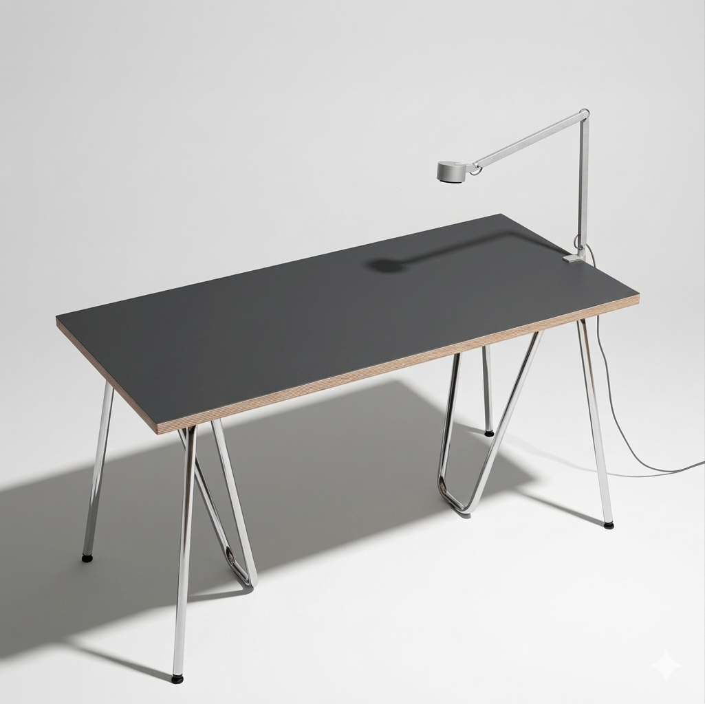 Plateau linoleum couleur ardoise - finition mate | Antifer