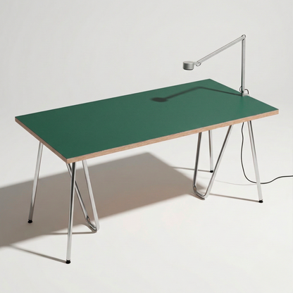Plateau linoleum couleur olive - matière naturelle | Antifer