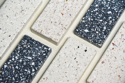 Plateau terrazzo recyclé Ostrea - vue d'ensemble | Antifer