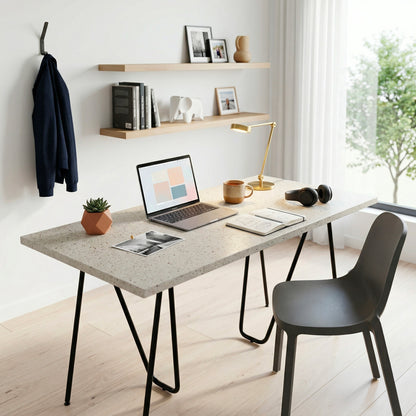 Plateau Ostrea terrazzo coquillages d'huître recyclés | Antifer