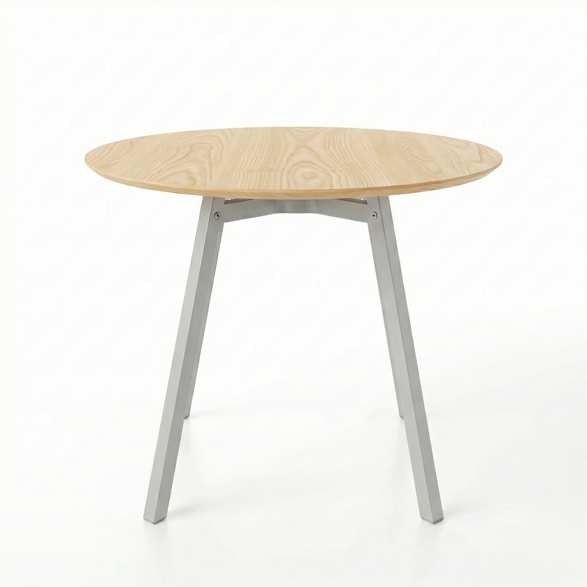 Table SU Emeco détail finition plateau aluminium brossé — design Nendo | Antifer