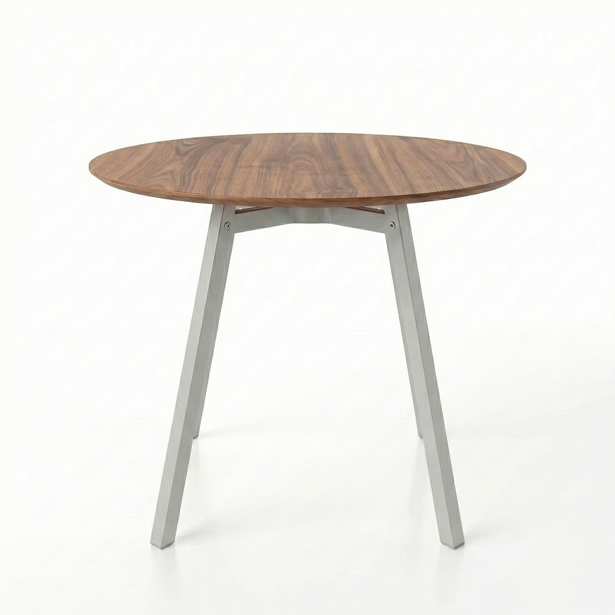Table SU Emeco plateau bois naturel et pieds aluminium — vue catalogue — design Nendo | Antifer