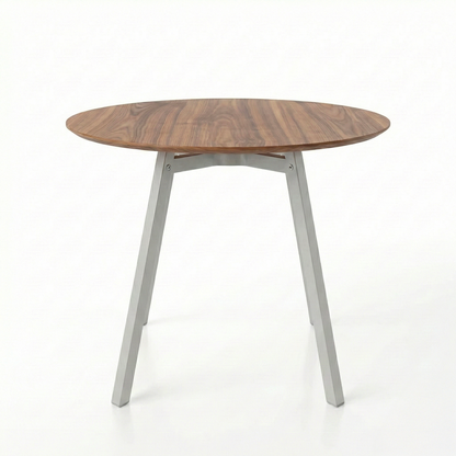 Table SU Emeco plateau bois naturel et pieds aluminium — vue catalogue — design Nendo | Antifer