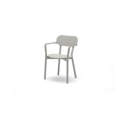 Fauteuil Castor Armchair Plus gris clair, BIG-GAME pour Karimoku New Standard — vue studio n°18 | Antifer