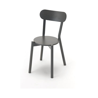 Chaise Castor finition Grain Matt Black, BIG-GAME pour Karimoku New Standard — vue studio n°18 | Antifer