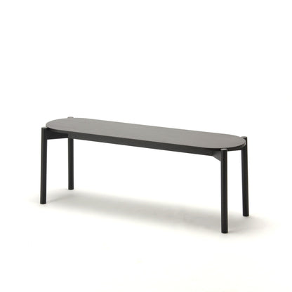 Banc de table Castor noir, BIG-GAME pour Karimoku New Standard — vue studio n°23 | Antifer