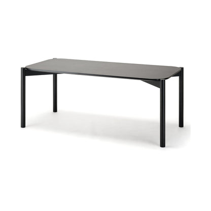 Table Castor 180 en chêne teinté noir, BIG-GAME pour Karimoku New Standard — vue studio n°18 | Antifer