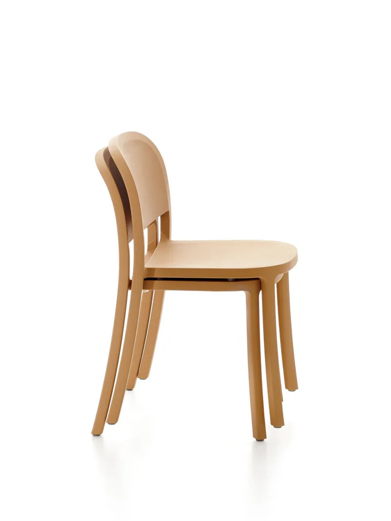 Emeco 1 Inch Reclaimed stacked chairs — professional stackable patio furniture
