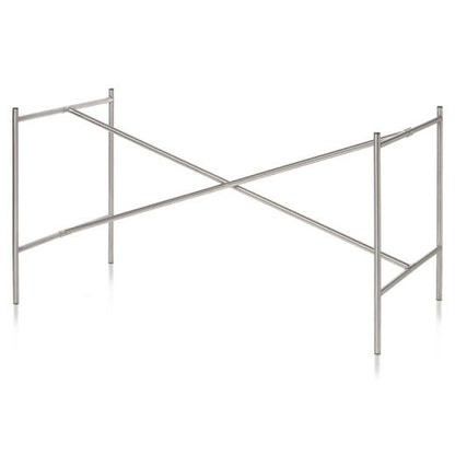 Schiefergraues E2 Stahl-Tischbein, Seitenansicht — minimalistisches Design | Antifer
