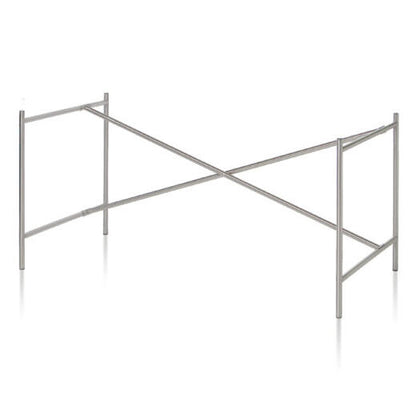 Olivgrünes E2 Stahl-Tischbein, Vorderansicht — minimalistisches Design | Antifer