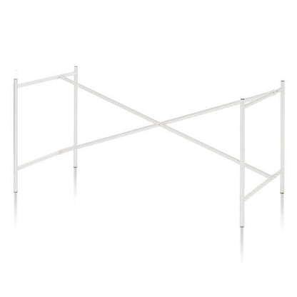 Schiefergraues E2 Stahl-Tischbein, Dreiviertelansicht — minimalistisches Design | Antifer