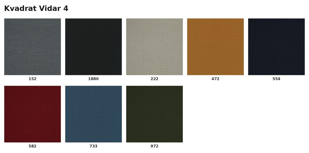 Nuancier du tissu Kvadrat Vidar 4 — Karimoku New Standard