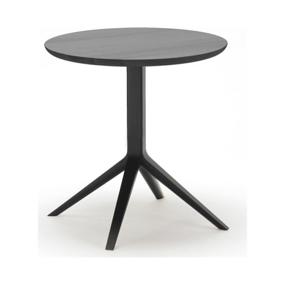 Table bistrot Scout en chêne teinté noir, Christian Haas pour Karimoku New Standard — vue studio n°12 | Antifer