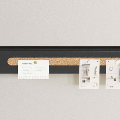 Rail mural Variand V02 avec bande à épingles — noir — design Variand | Antifer