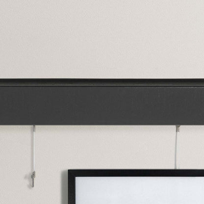 Rail mural Variand V03 avec cimaise — noir — design Variand | Antifer