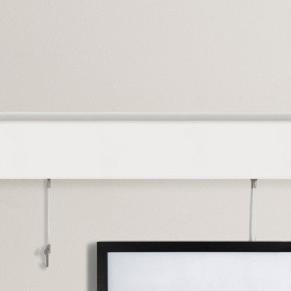 Rail mural Variand V03 avec cimaise — blanc — design Variand | Antifer