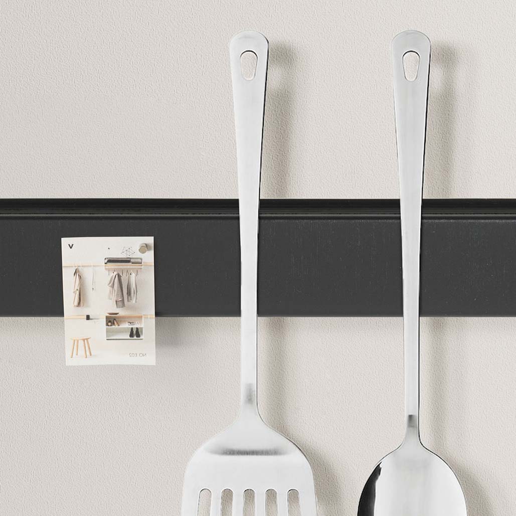 Rail mural Variand V04 avec aimants — noir — design Variand | Antifer