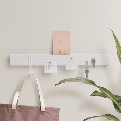 Rail mural Variand V04 aimants 60 cm — blanc — design Variand | Antifer