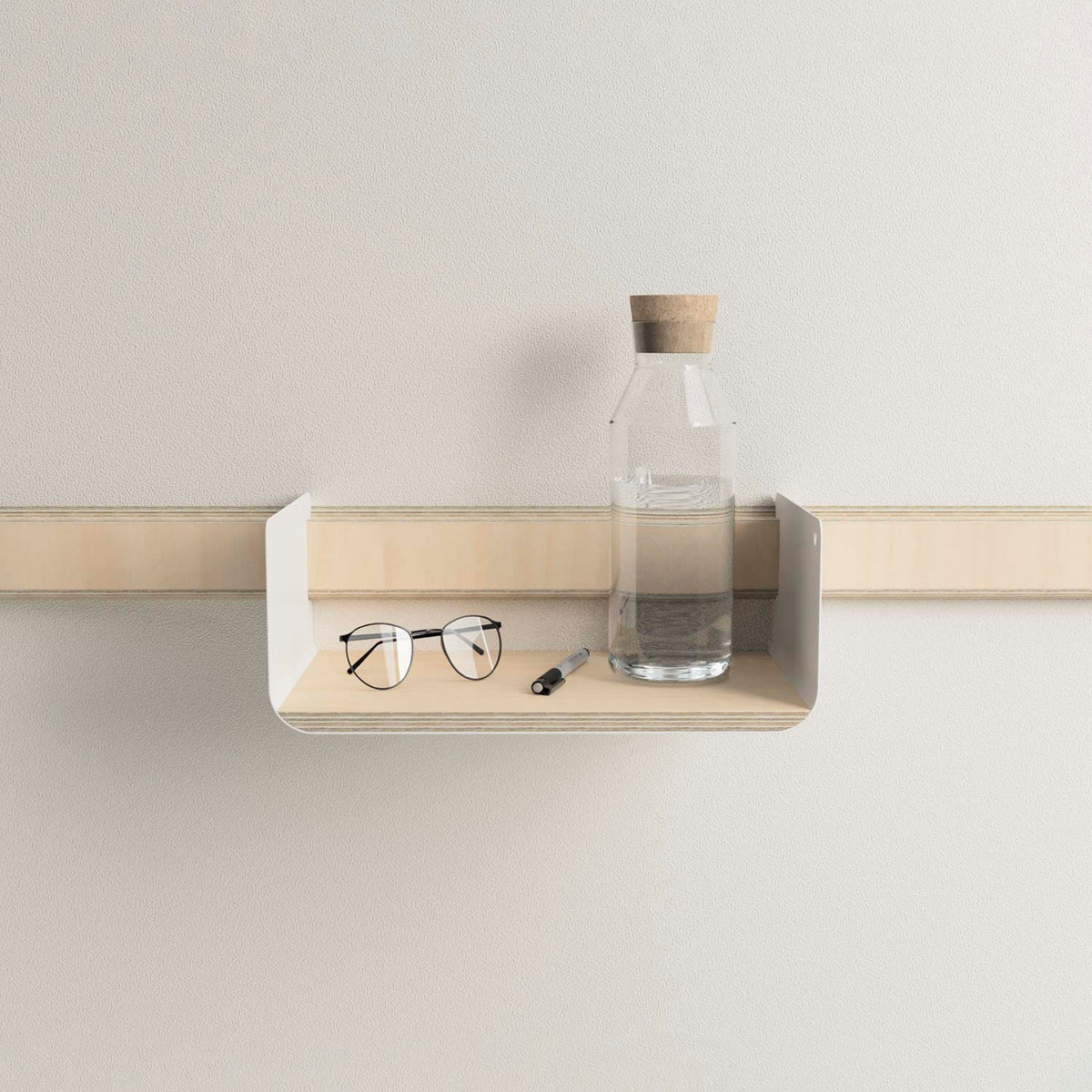 Variand A01 S minimalist wall shelf — design wall storage | Antifer