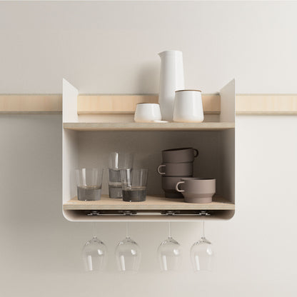 Variand A02 wall shelf in a kitchen setting — design storage | Antifer