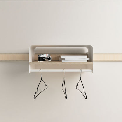 Estante perchero Variand A03 — madera y acero — perchas integradas | Antifer