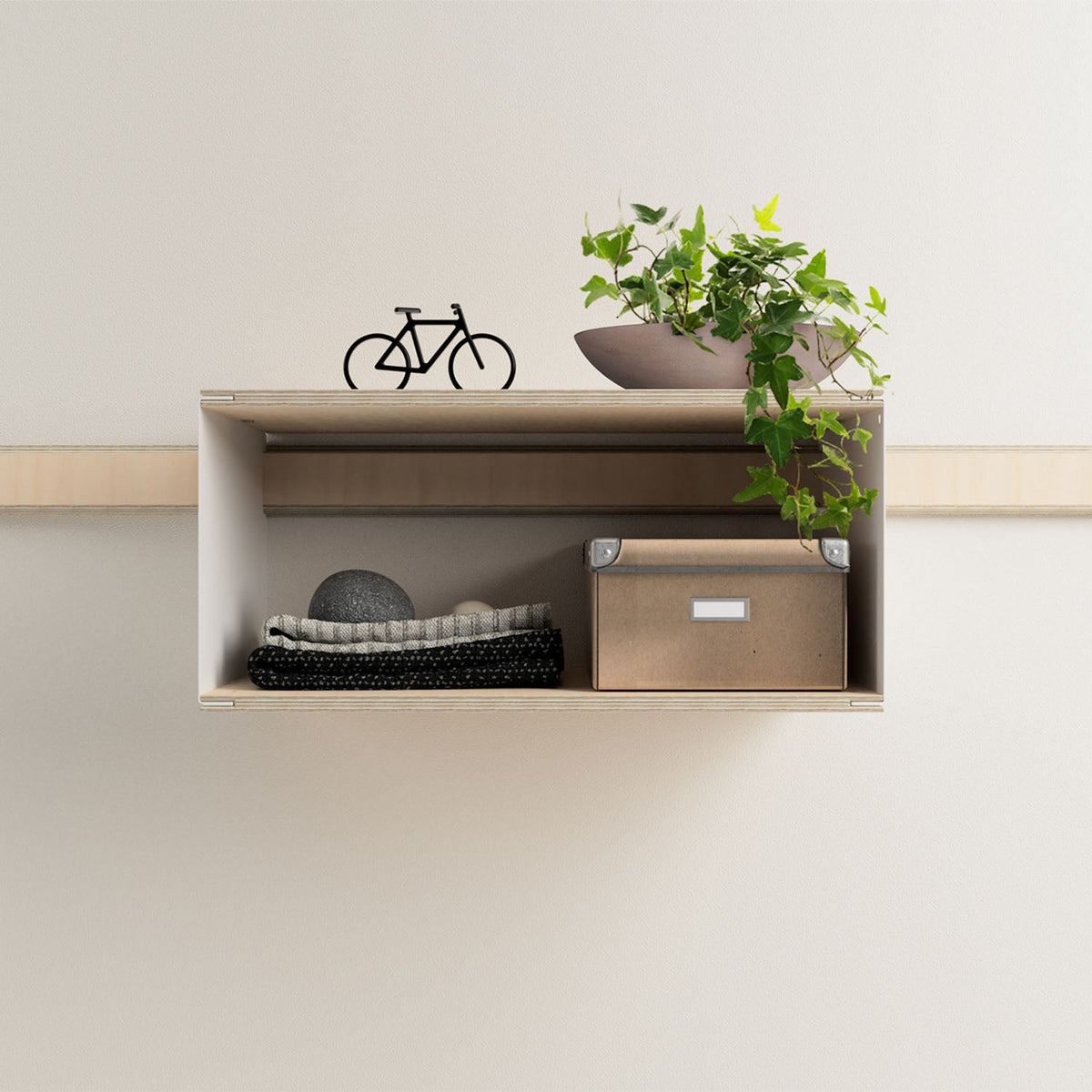 Variand A05 modular shelf in birch — catalogue view | Antifer
