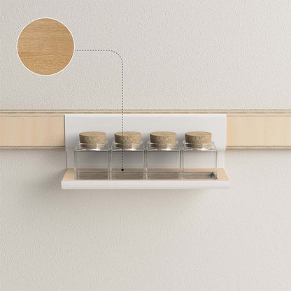 Variand I02 wall shelf, small — oak — design Variand | Antifer