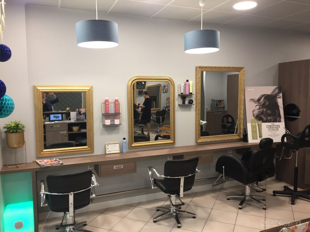 Agencement d&rsquo;un salon de coiffure près d&rsquo;Angers