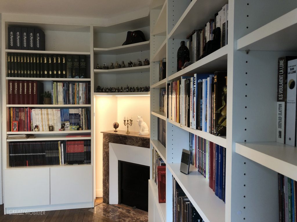 Aménagement d&rsquo;une bibliothèque sur-mesure