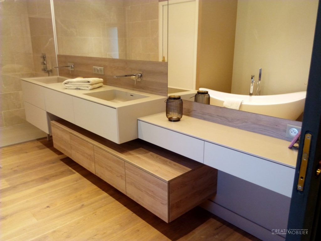 Aménagement d&rsquo;une suite parentale : dressing et salle de bain près d&rsquo;Angers