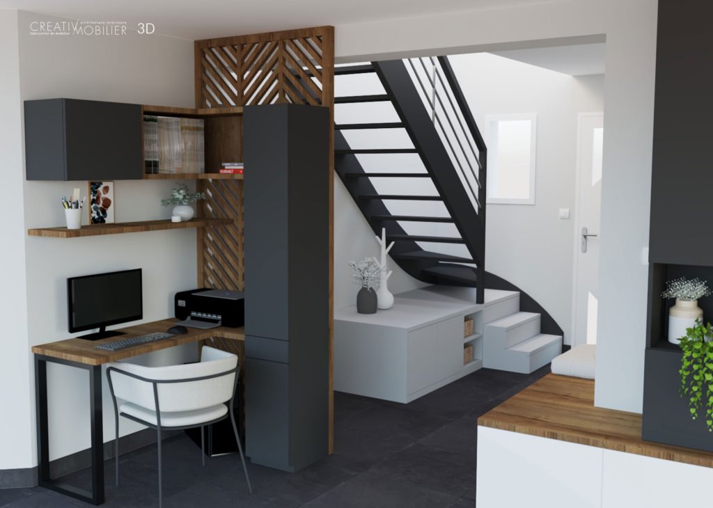 bureau sur mesure 3d