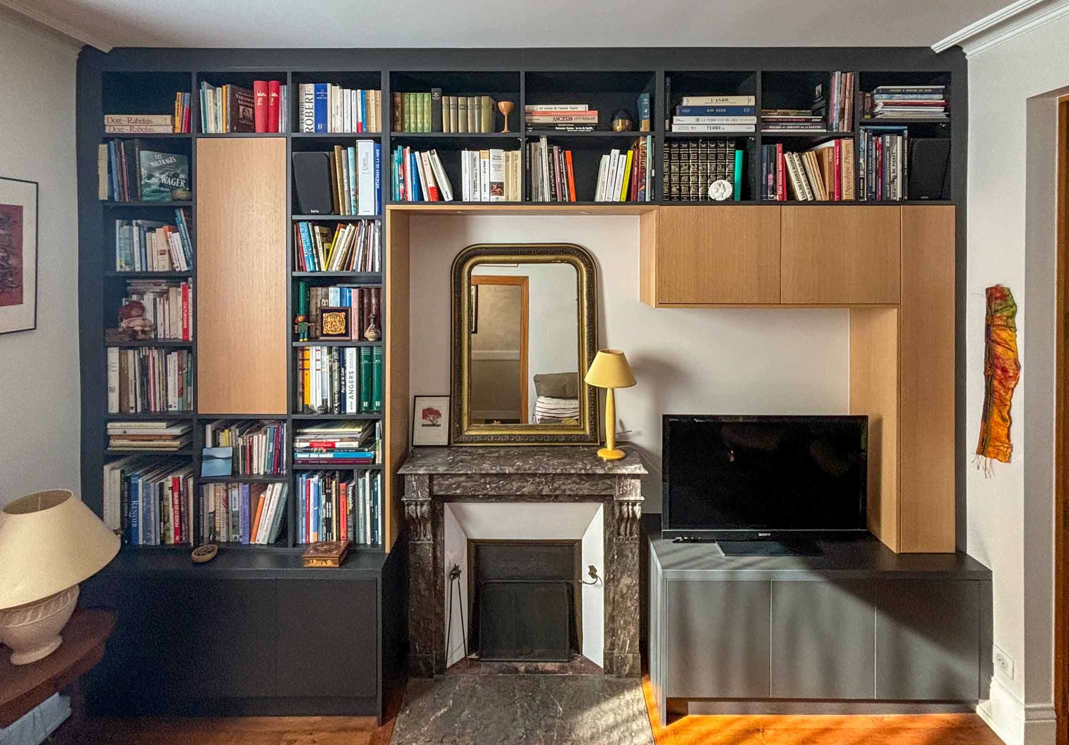 meuble sur mesure 2 en 1