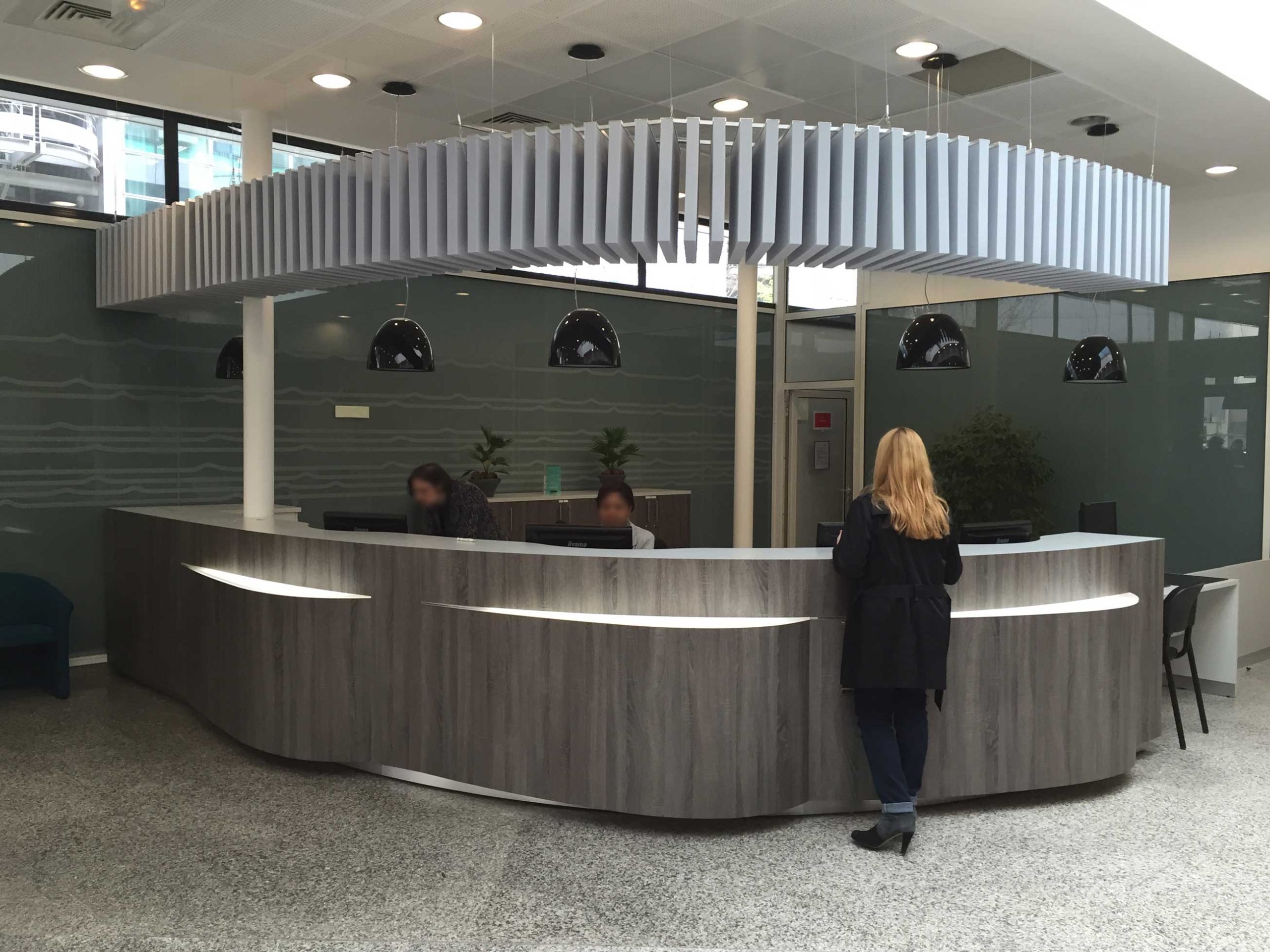 banque d'accueil sur mesure
