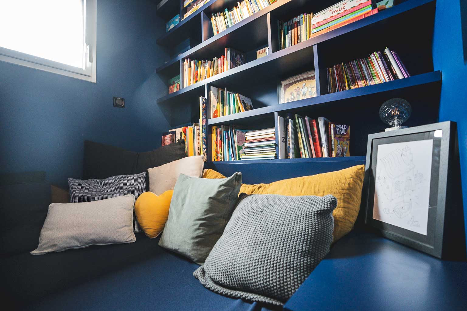 coin bibliothèque sur mesure