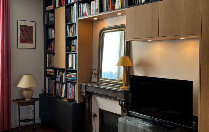 meuble sur mesure 2 en 1