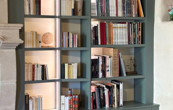 bibliothèque sur mesure angers