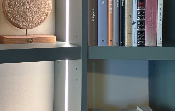 bibliothèque sur mesure angers