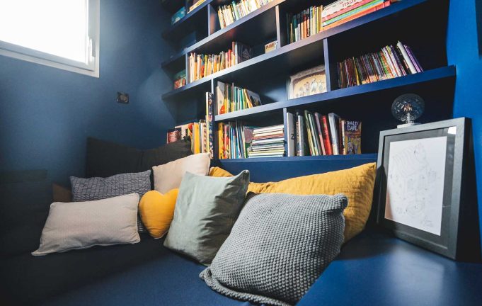 coin bibliothèque sur mesure