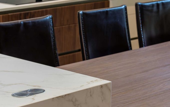Cuisine sur mesure bois marbre